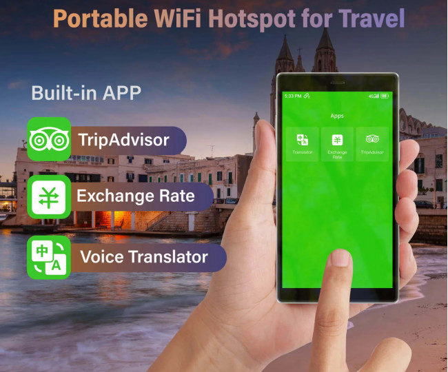 Портативний 4G роутер GlocalMe G4 Pro